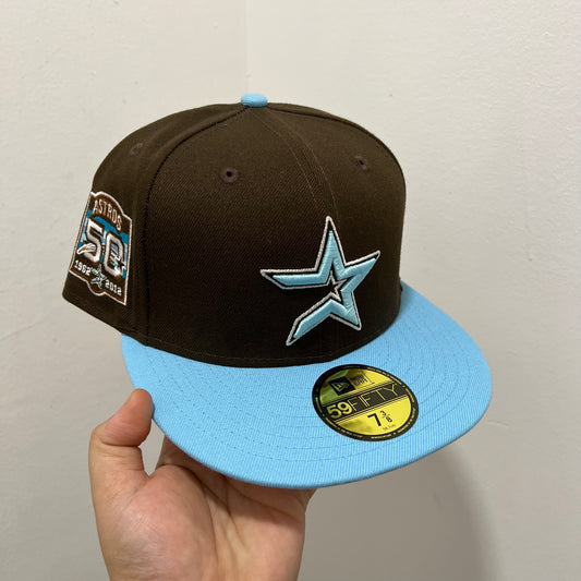 Astros Open Star “Brown / Blue” hat