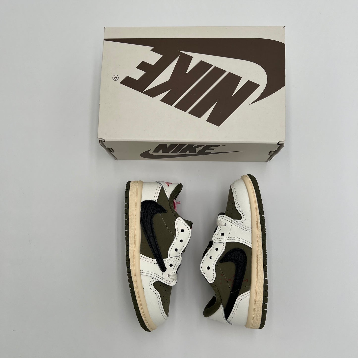 Jordan 1 Retro Low OG SP “Travis Scott Medium Olive” (TD)